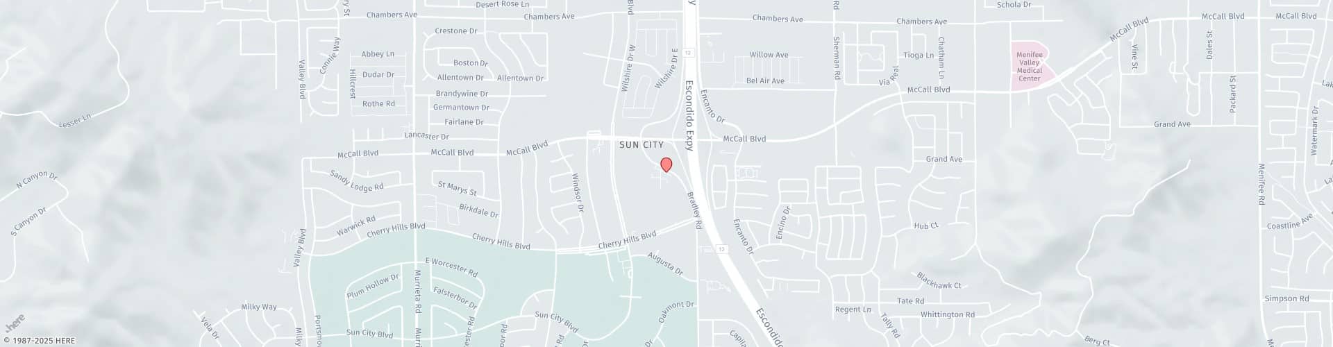 Location Map: 28115 Bradley Rd. #3 Sun City, CA 92586